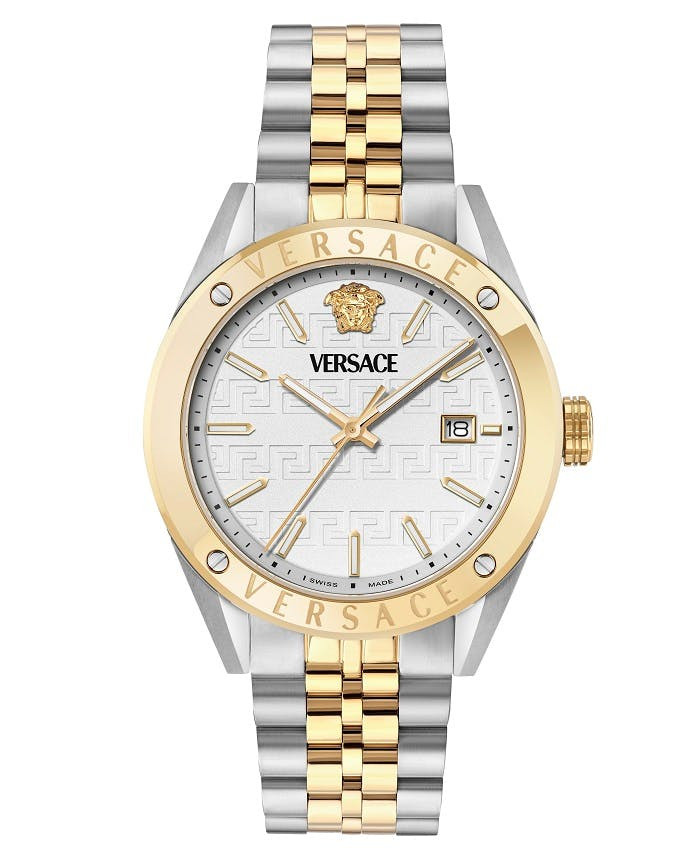 Reloj Swiss Athletics Gents en acero inoxidable con cristal de zafiro