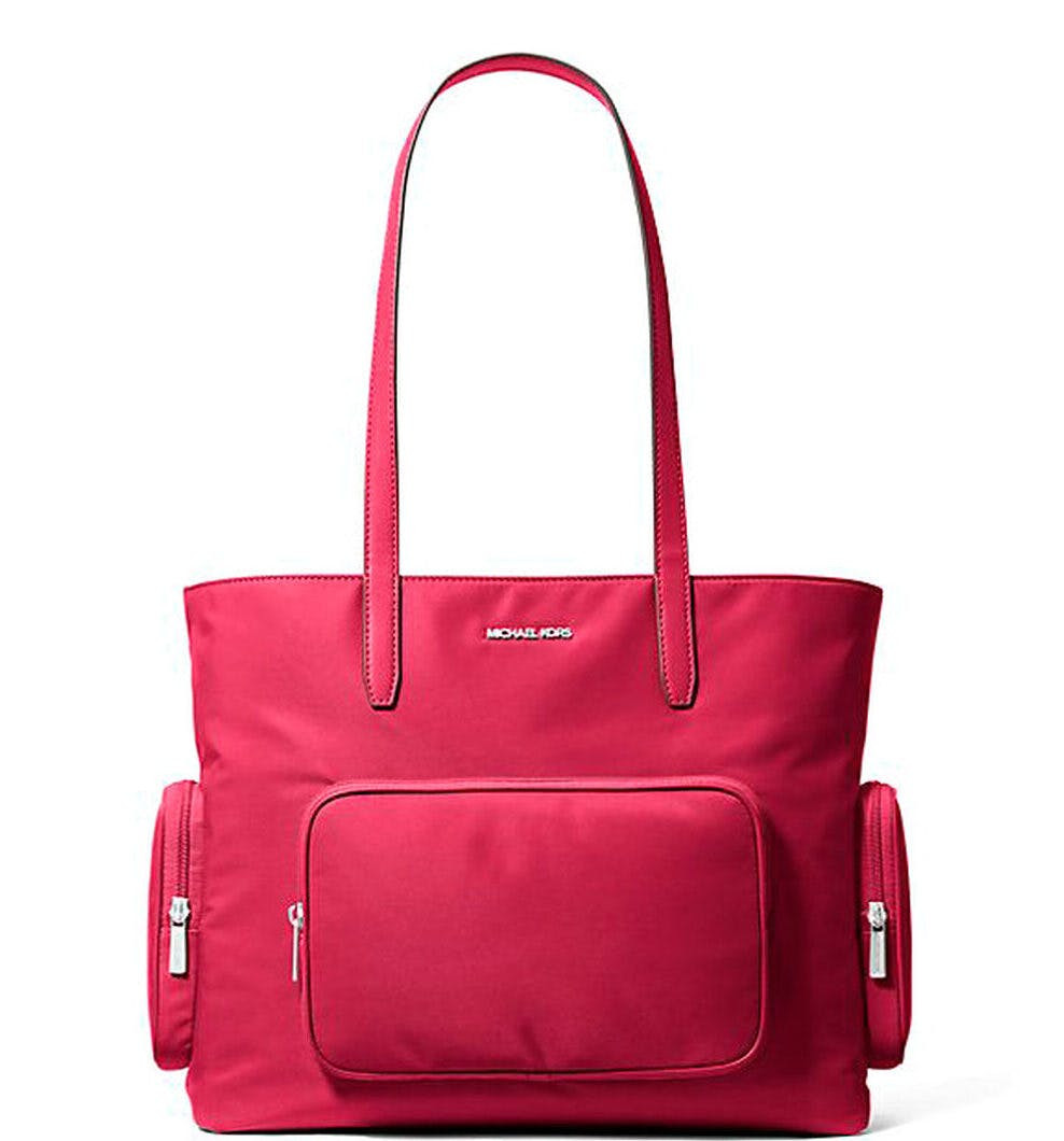 KHAI crossbody bag in recycled nylon pink