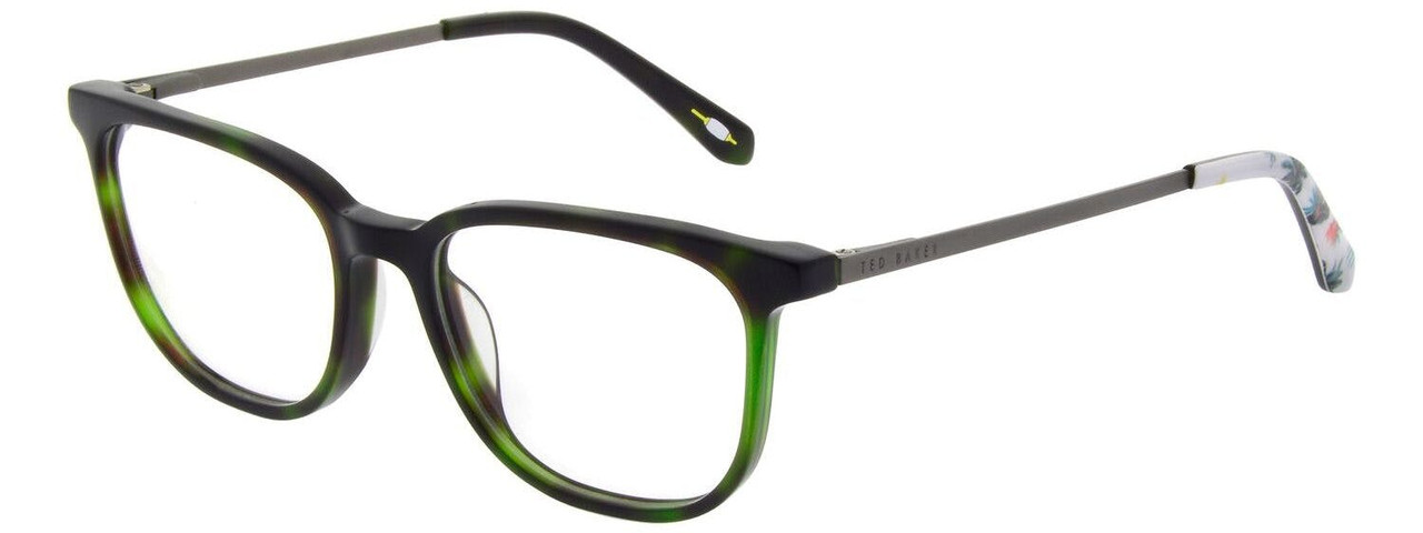 Children's optical frame acetate and metal green