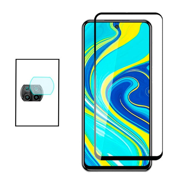 Rear Camera Protector and Full Cover Tempered Glass for Mi 10T Lite 5G