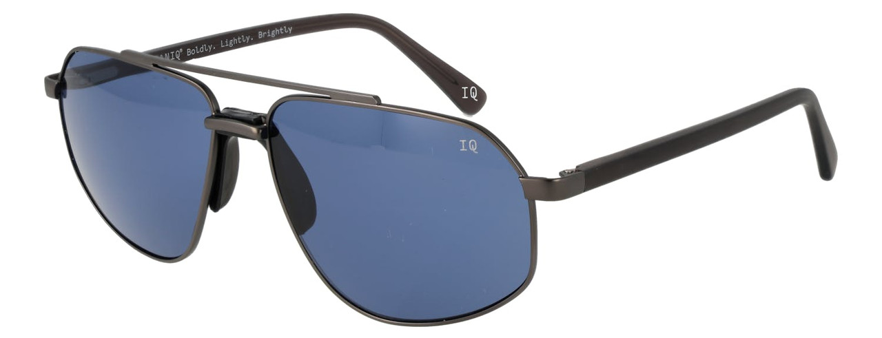 Gafas de sol BIS-7016 armação aço inox lentes azuis