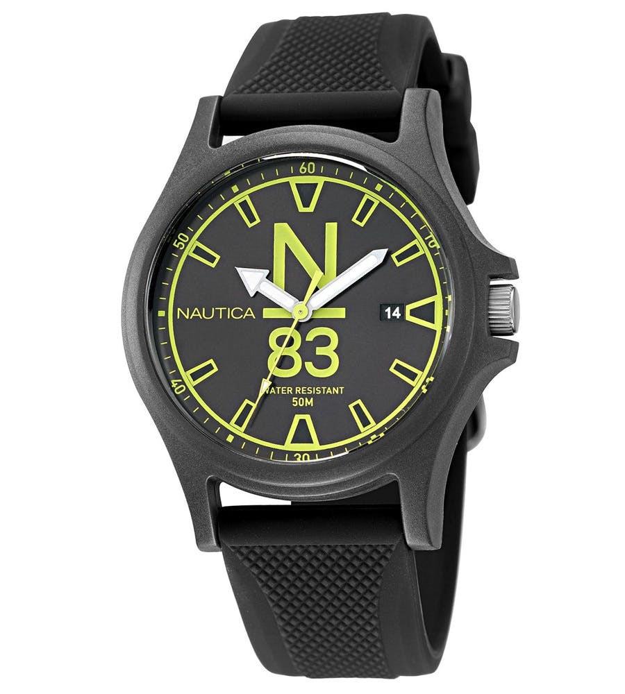 N83 Java Sea reloj de silicona 40 mm con caja de plástico