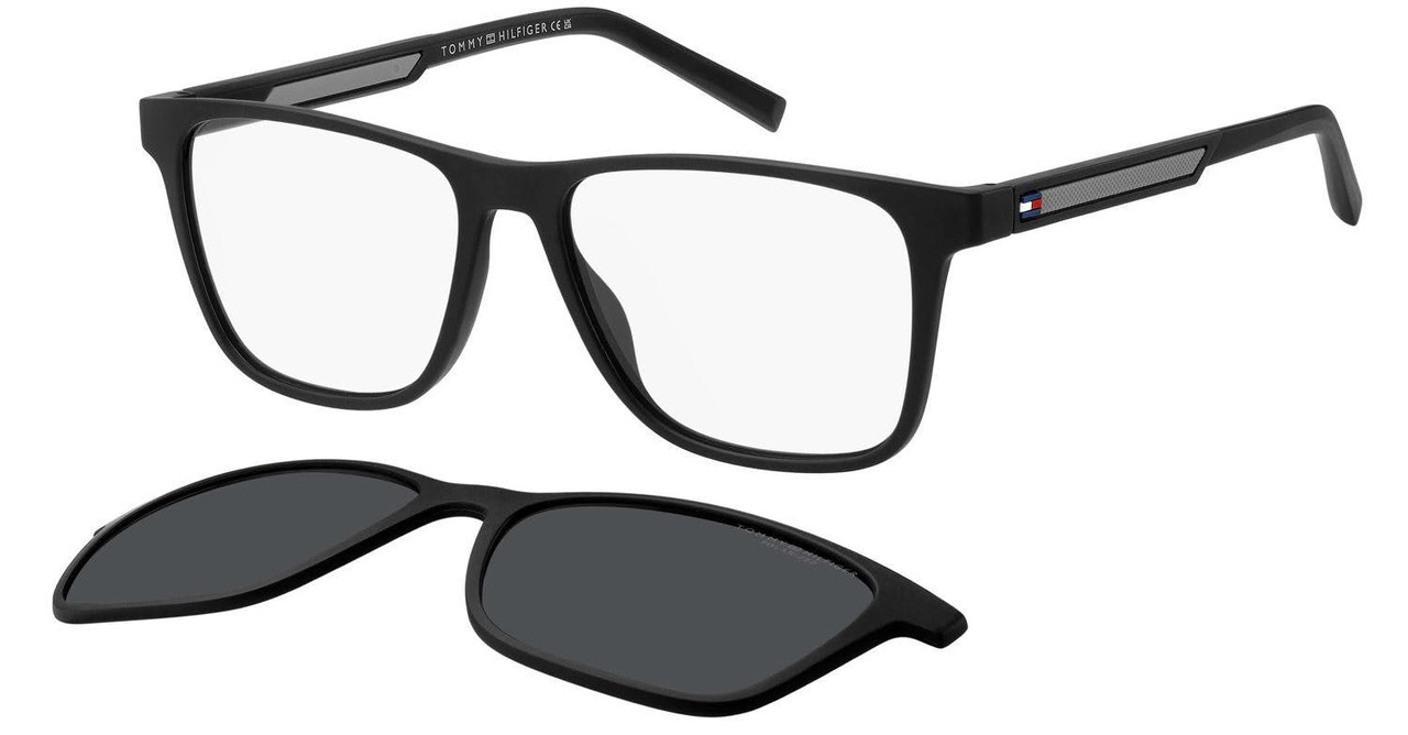 Tommy Hilfiger TH 2203/C 08A montura óptica rectángulo negra