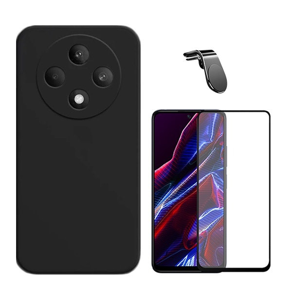 Kit Phonecare para Oppo Reno12 FS 5G: vidrio, funda y soporte magnético