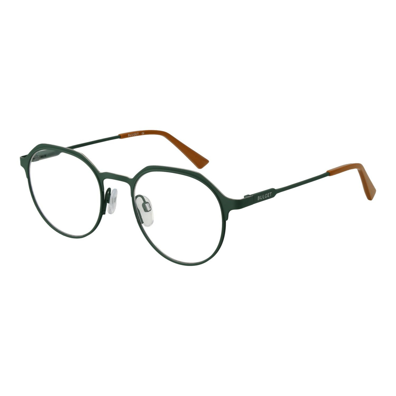 Montura BG1842M metal verde con lentes de plástico y protección UV