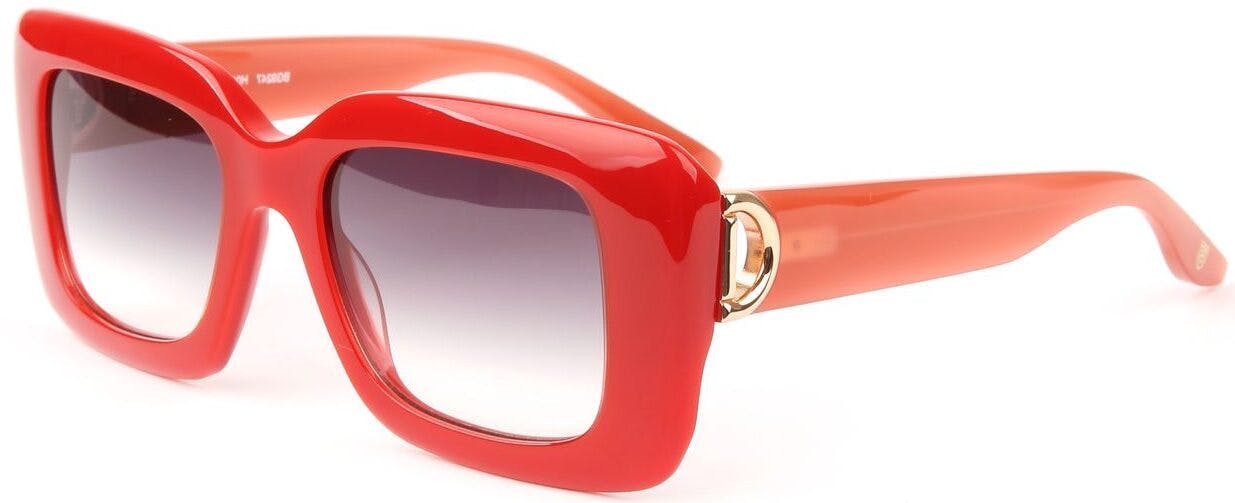 BG9247 acetate frame red sunglasses plastic lenses