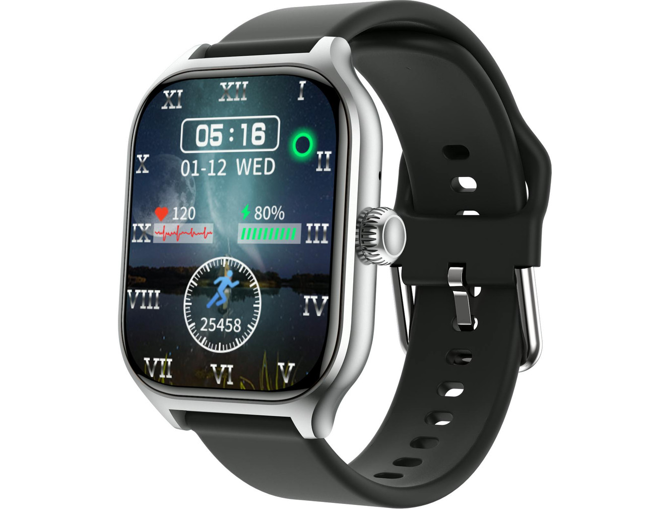 Smartwatch 1.78" with silicone strap