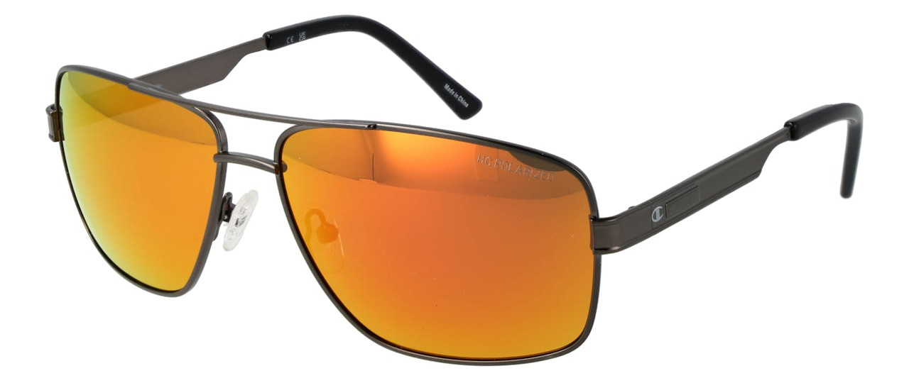 Aviator metal sunglasses grey