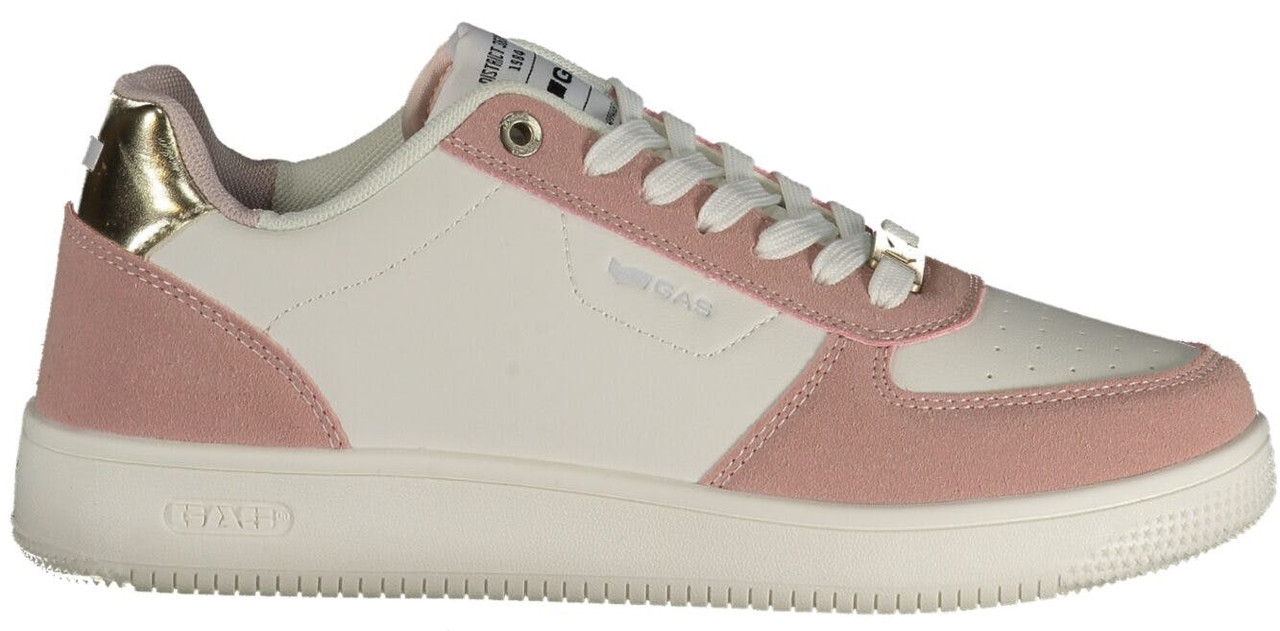 Zapatillas deportivas Kewin Mix en poliéster y poliuretano con detalles rosa