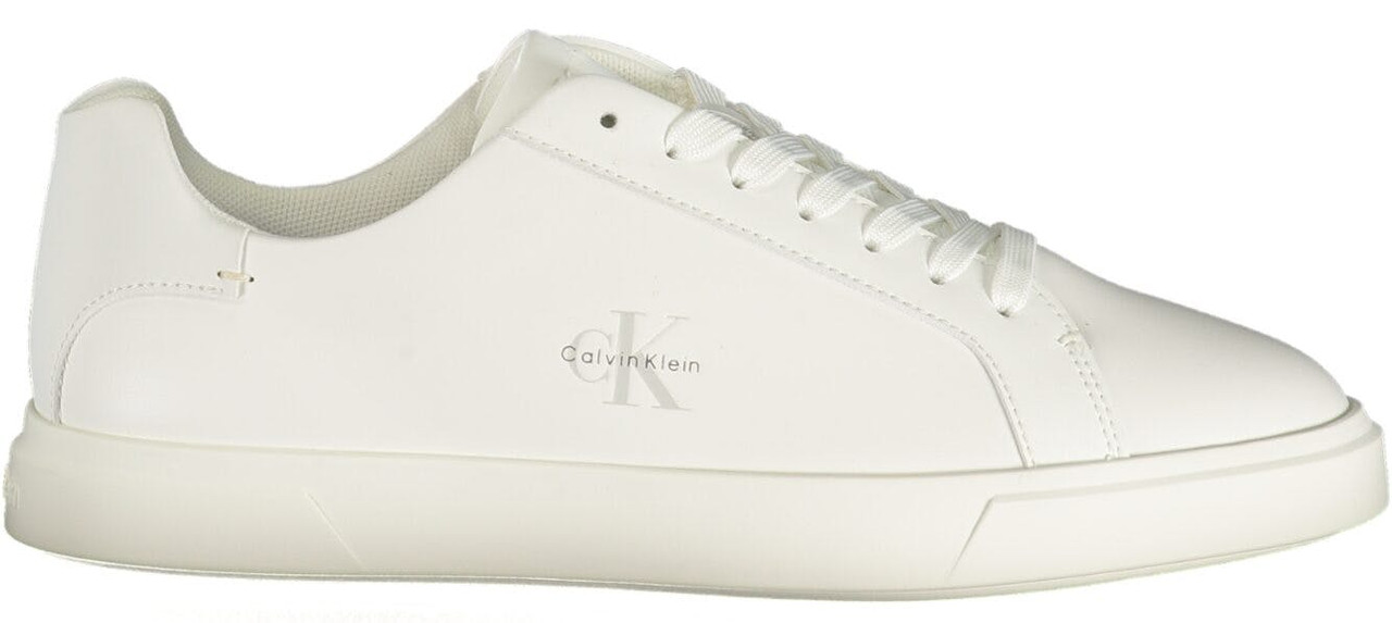 Zapatillas blancas deportivas con logo y plantilla extraíble