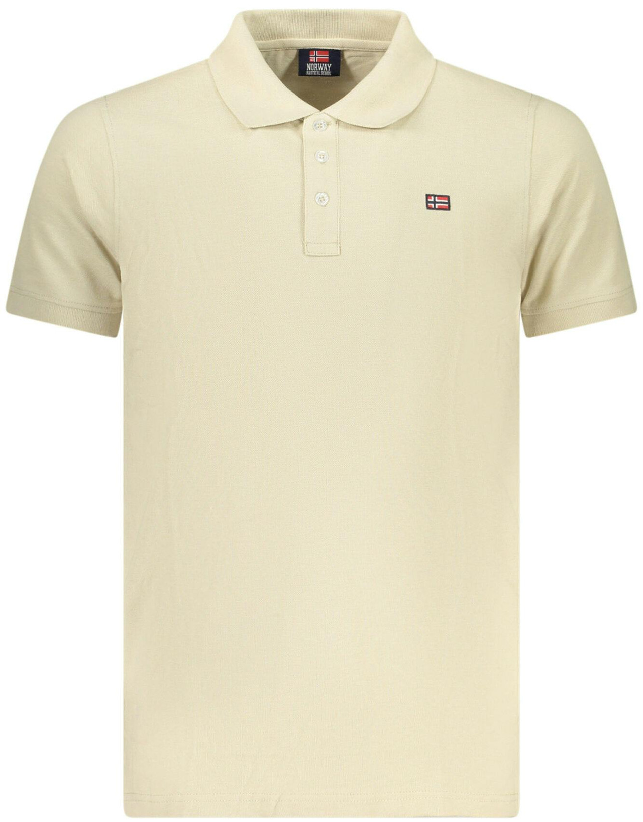 Polo de hombre en algodón con botones y logotipo