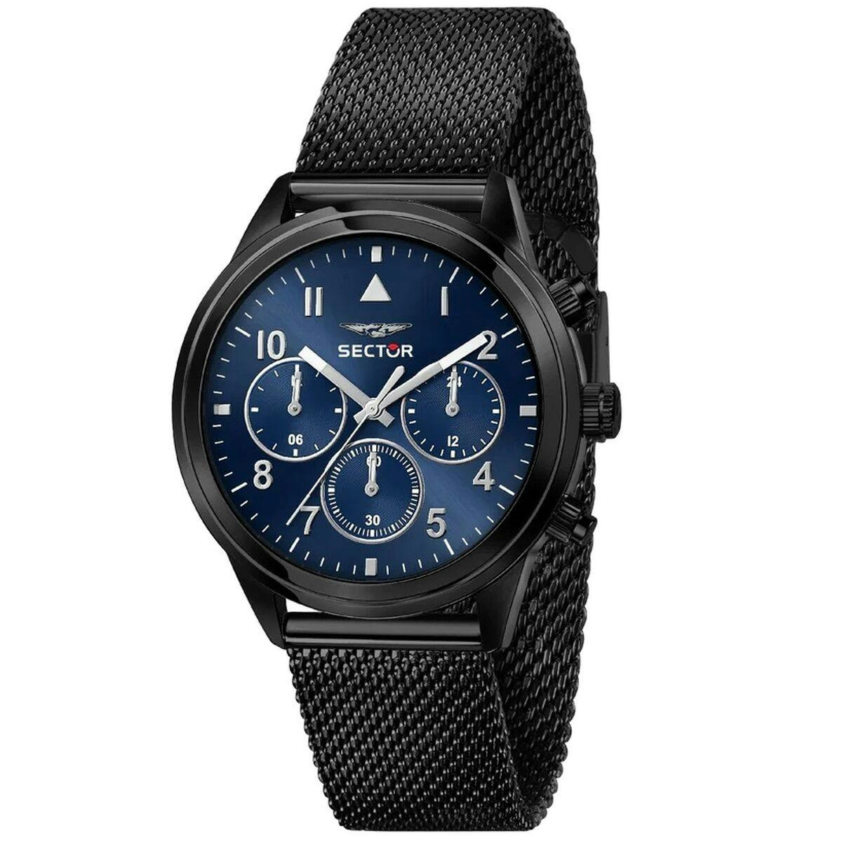 Reloj de pulsera Sector con caja de acero y esfera azul