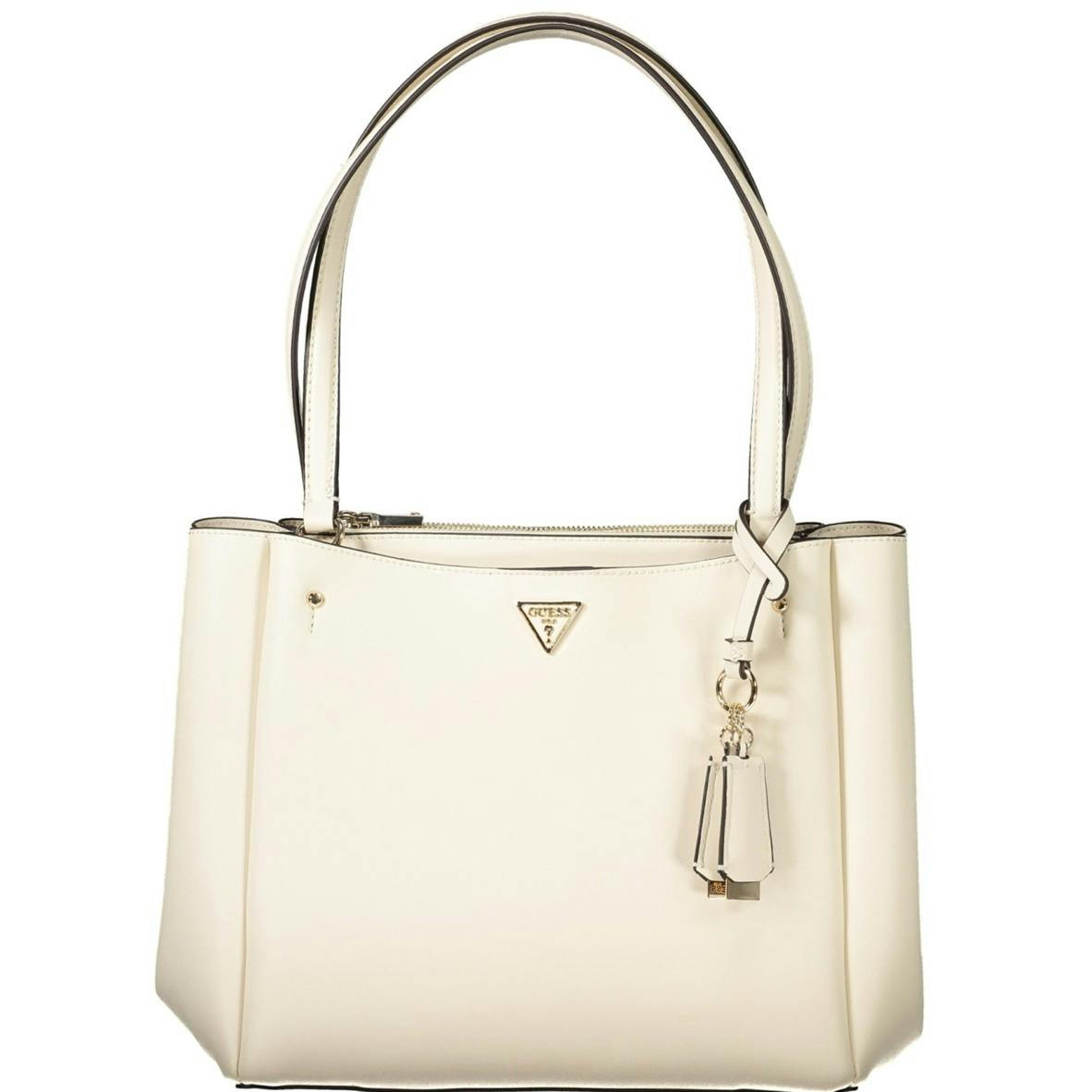 White women's bag in polyurethane