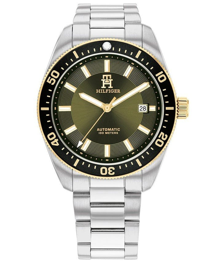 Reloj automático TH85 esfera verde acero inoxidable