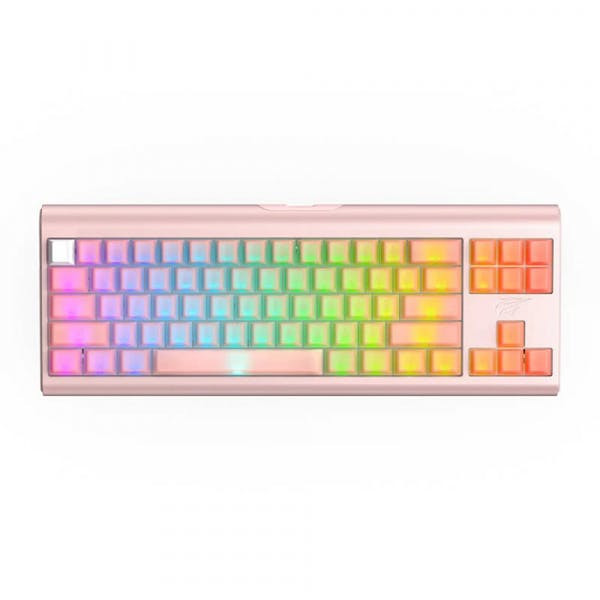 Teclado con cable para juegos KB896L RGB rosa