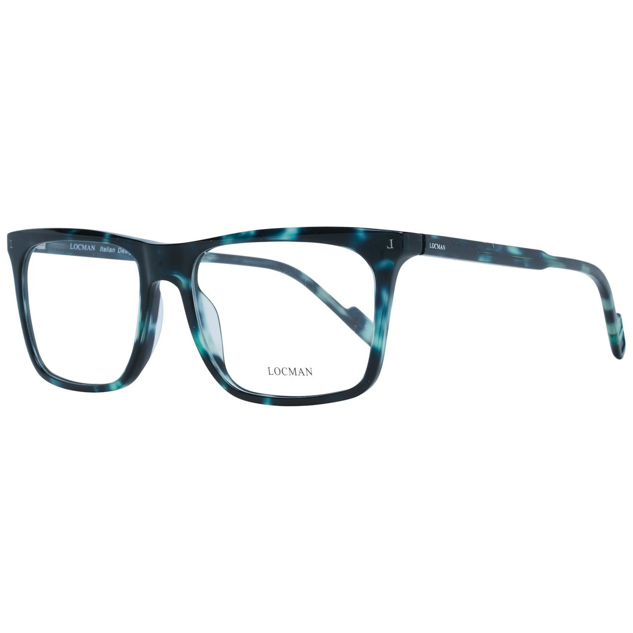 Montura óptica verde en acetato con aro completo