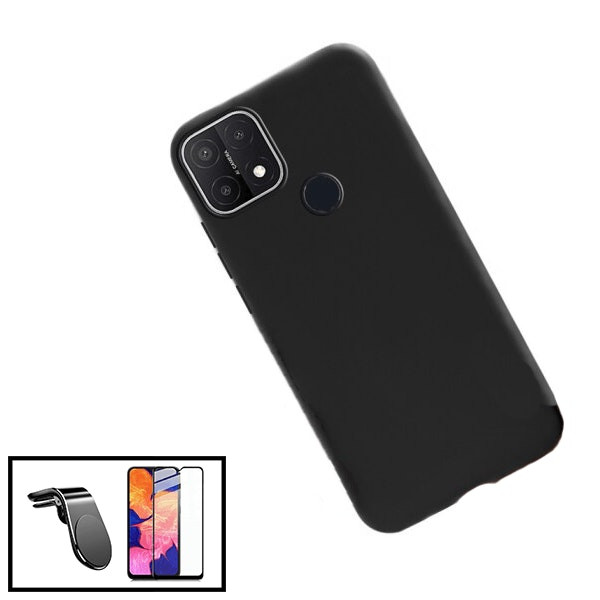 Kit Phonecare: protector vidrio, funda silicona y soporte magnético para Realme C21