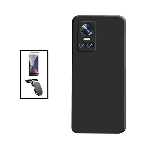 Kit Phonecare: protector de vidrio, funda de silicona y soporte magnético para Realme GT Neo 3