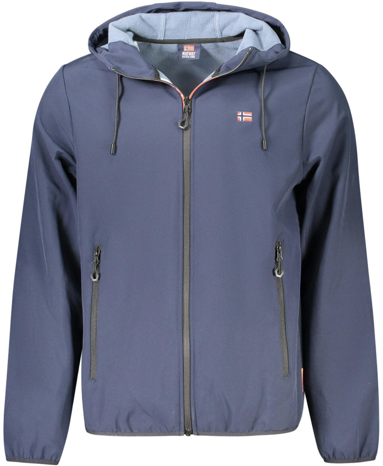 Abrigo impermeable azul para hombre