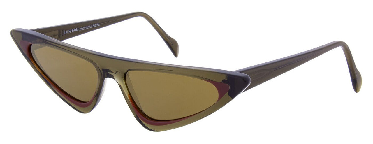Gafas de sol Alexandria degradado marrón en plástico