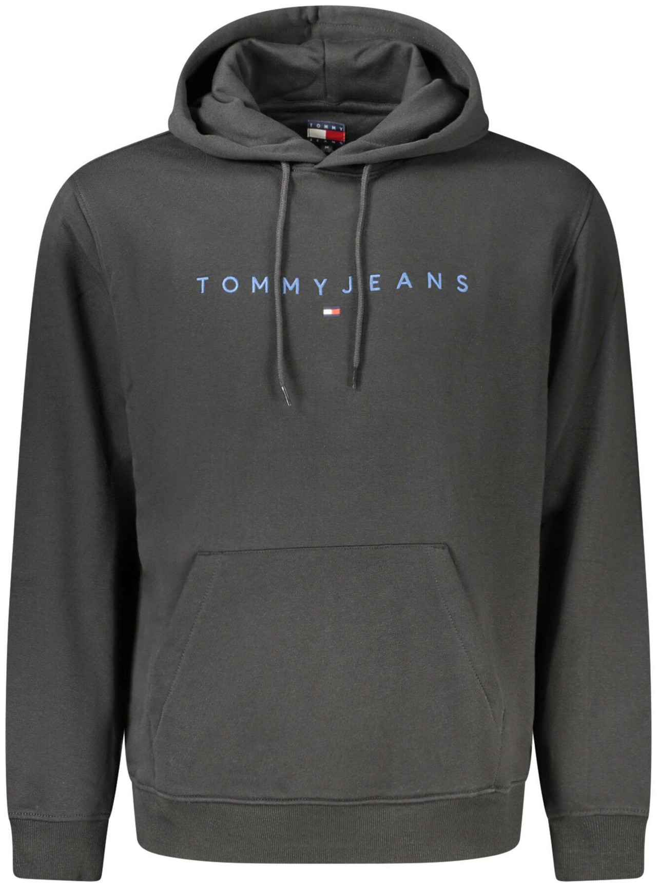 Men's sweater cotton polyester blend black