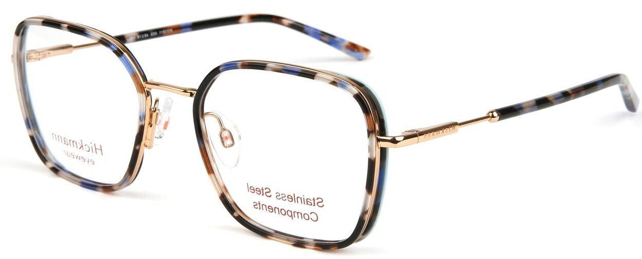HIY1011 H03 optical frame - blue metal, square