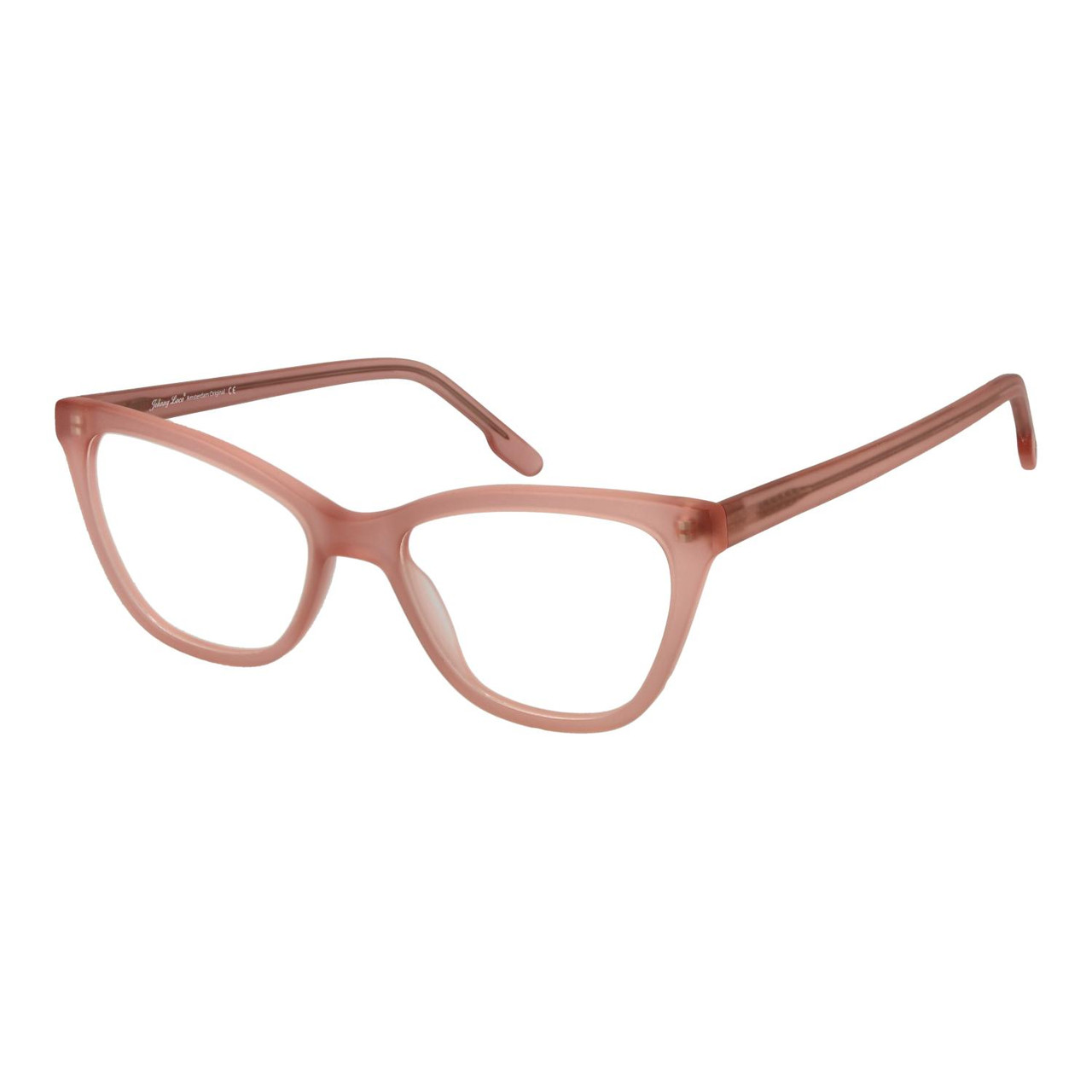 Cat-eye coral acetate optical frame