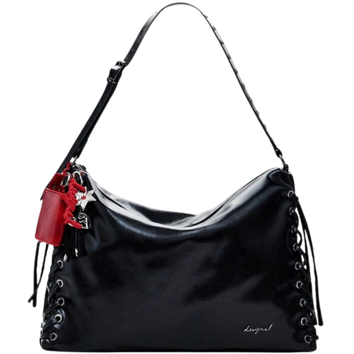 Bolso Galaxy en poliuretano con correa ajustable y bolsillos