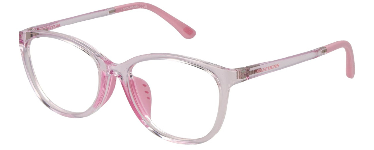 Montura óptica rosa estilo ojo de gato