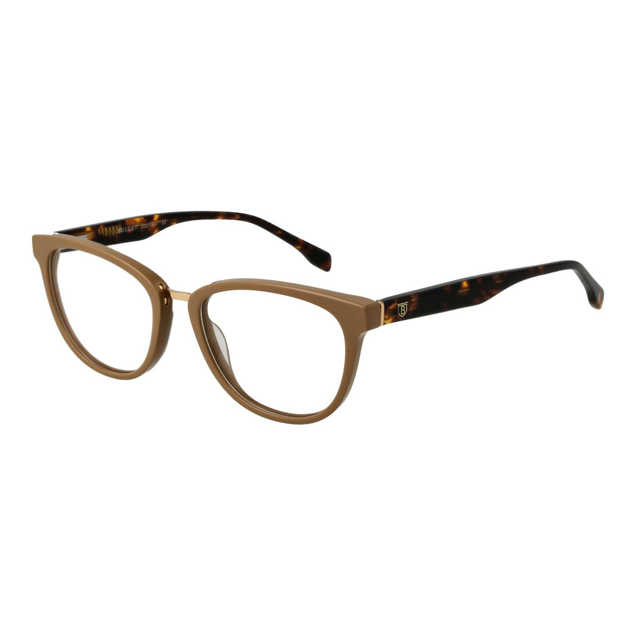 BG6300 D01 optical frame beige full rim