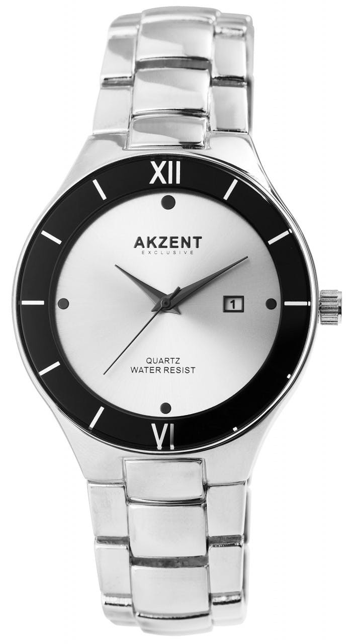 Reloj de hombre en acero inoxidable con esfera simple