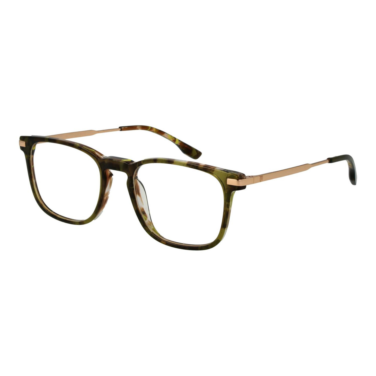 Montura cat-eye de acetato verde