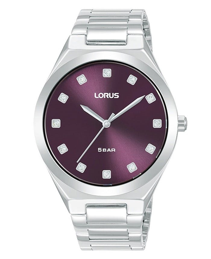 Classic Lady stainless steel watch with mineral glass