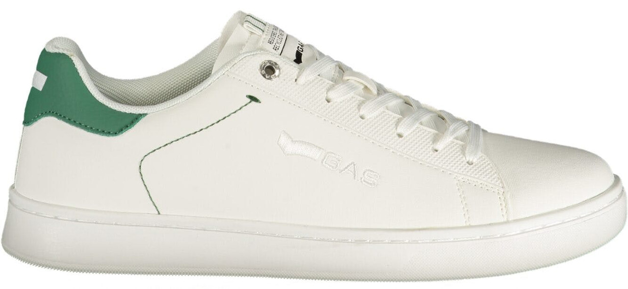 Zapatillas Sammy LTX blancas con detalles verdes y plantilla extraíble