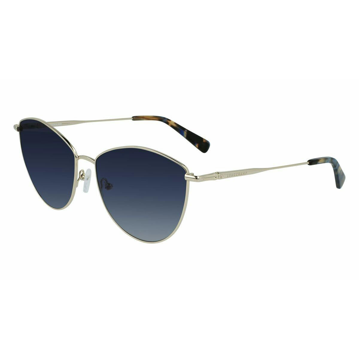 Gafas de sol Longchamp LO155S-713 montura metálica dorada lentes 58 mm