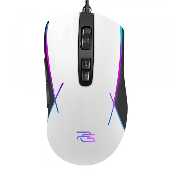 Wired gaming mouse Defiant RGB 7200 DPI white