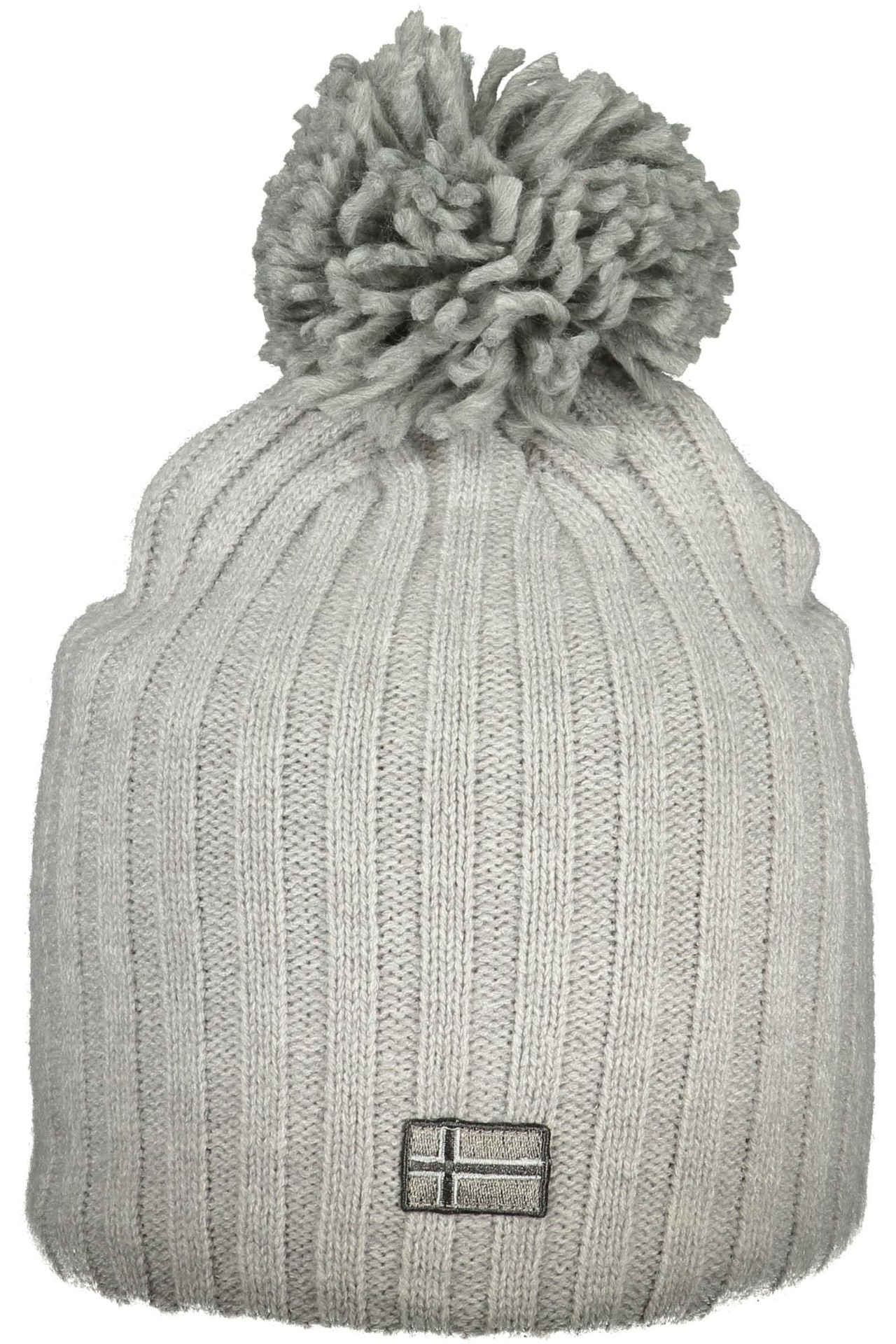Gorro con pompón en mezcla de acrílico y poliéster