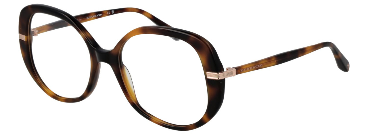Scotch & Soda optical frame SS3032 brown acetate full rim butterfly style