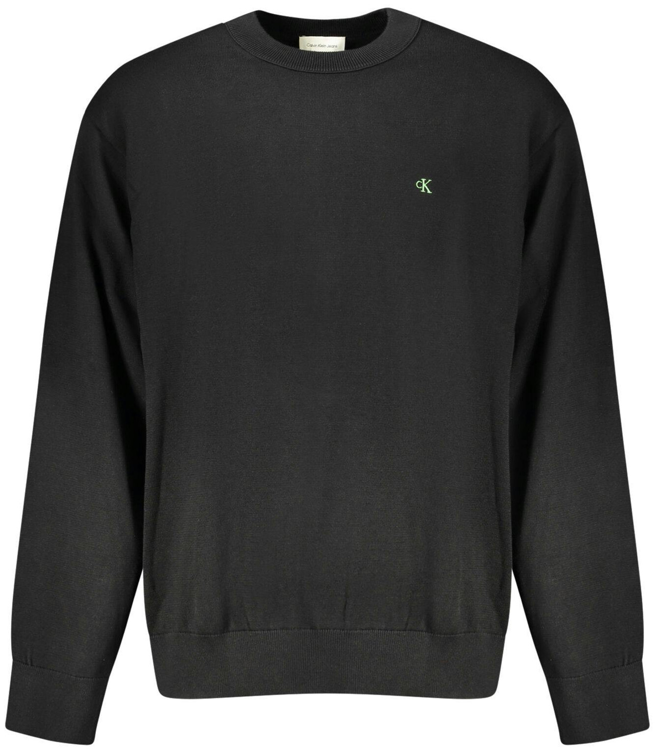 Suéter de hombre con cuello redondo y logotipo