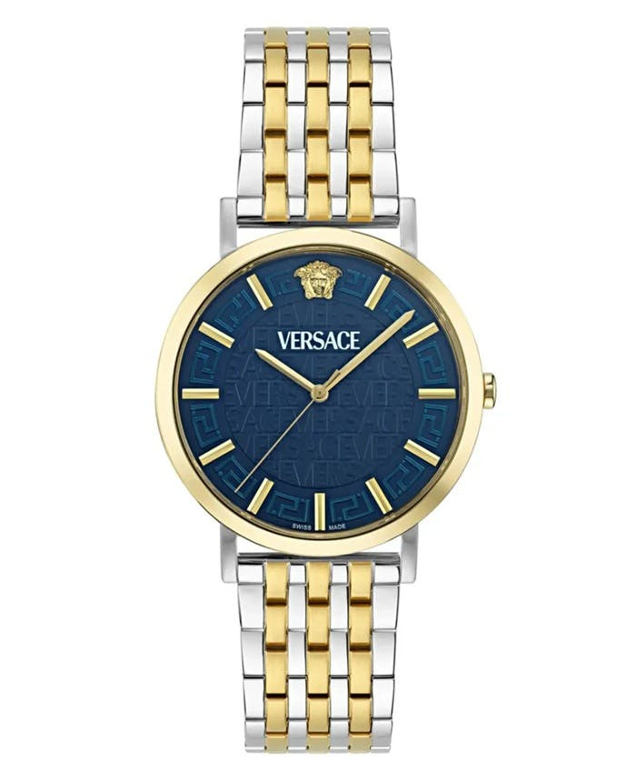 Reloj Swiss Greca Slim Gents VE8Q00424 acero azul zafiro