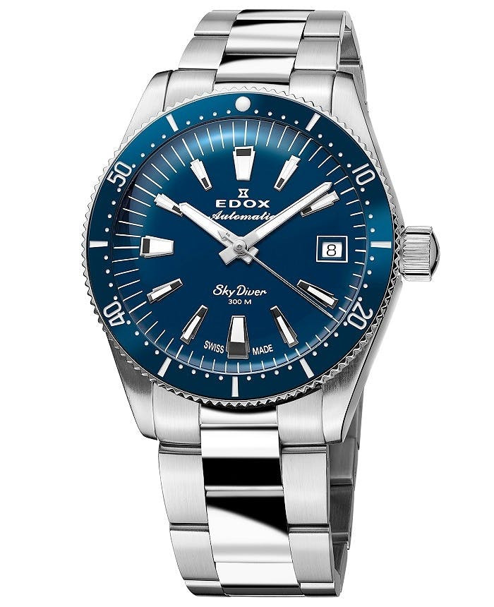 Reloj Skydiver Automatic Lady zafiro acero azul