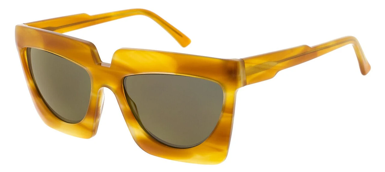 Adele sunglasses yellow tortoiseshell lens 59mm
