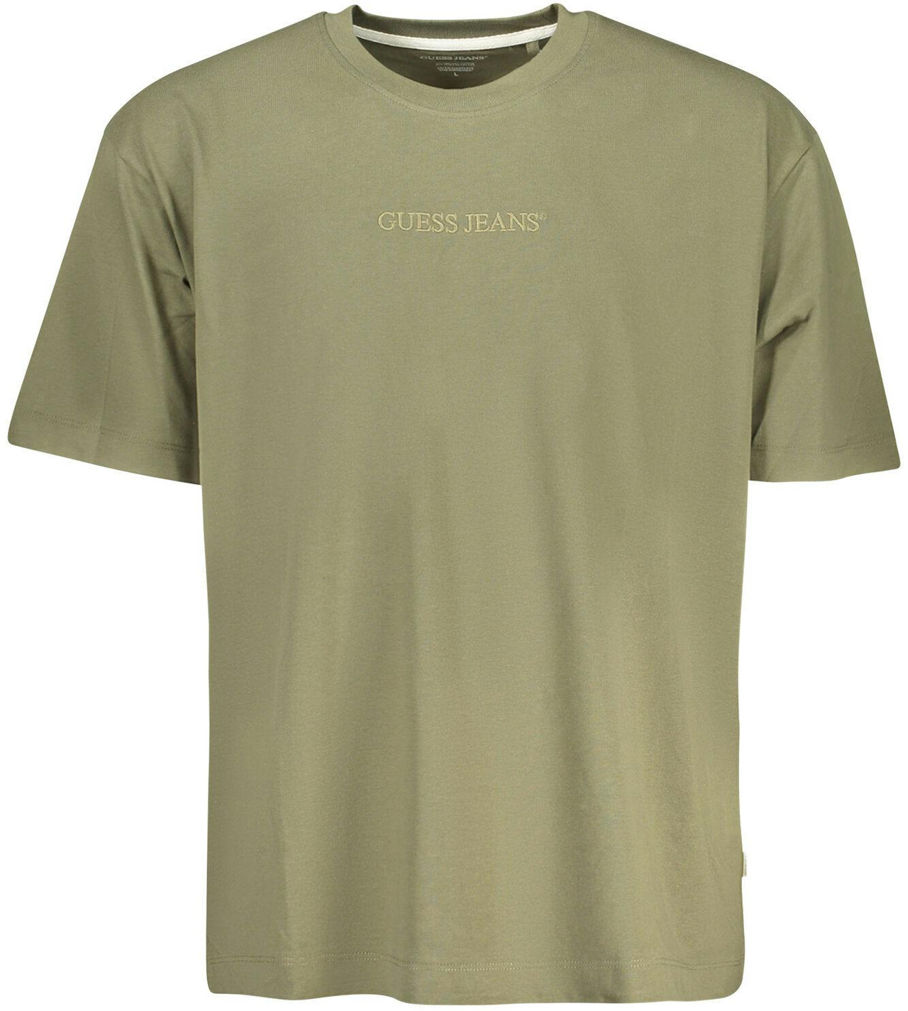 Men's green cotton t-shirt
