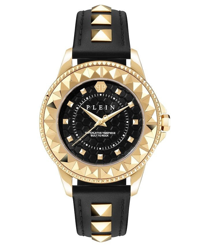Reloj Lady Rock caja acero con correa de cuero