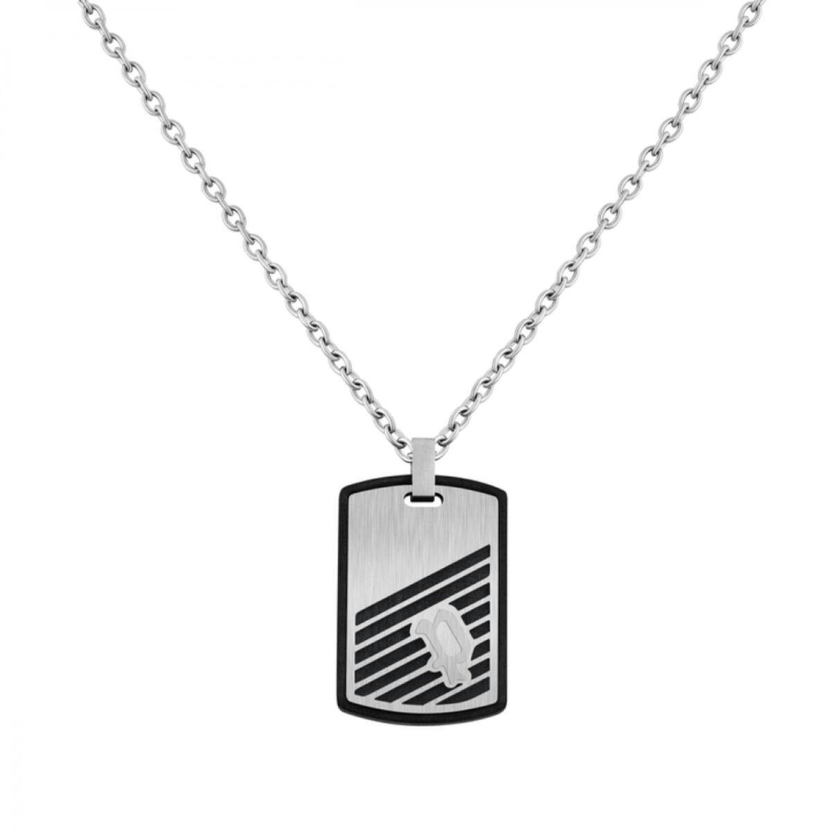 Men's stainless steel necklace with lobster clasp