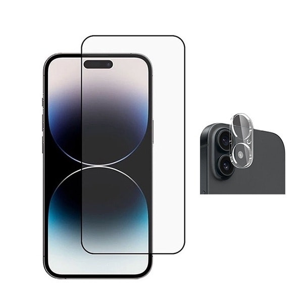 Vidrio Templado Full Cover para Cámara Trasera iPhone 16