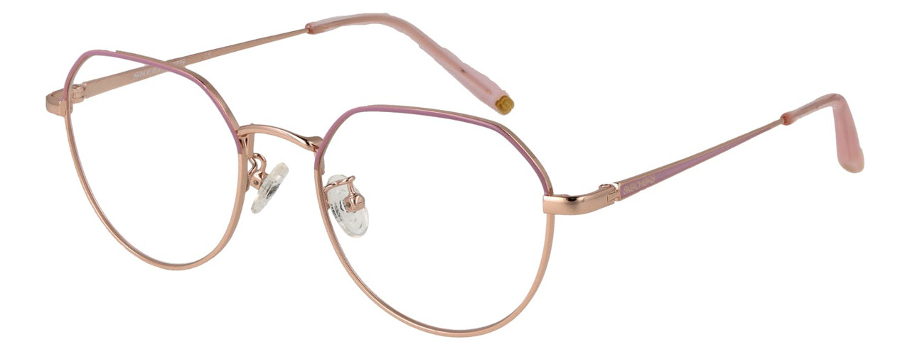 Montura óptica SE2181-D 028 metal aro completo oro rosa