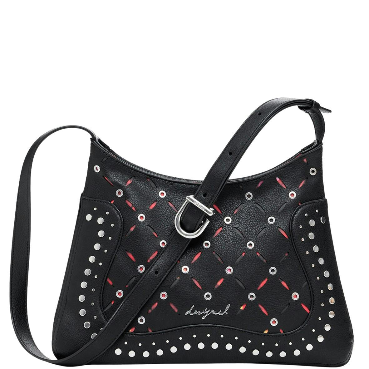 Black polyurethane bag — Desigual
