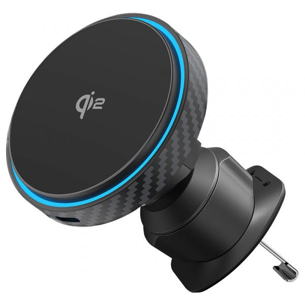 Cargador inalámbrico para coche circular 15W