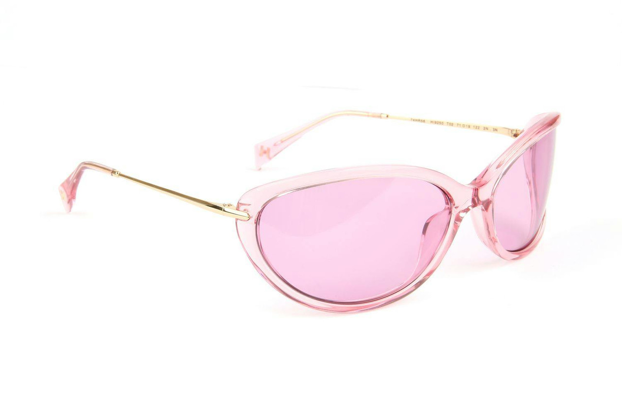 Gafas de sol HI9250 montura acetato rosa lentes plástico redondo